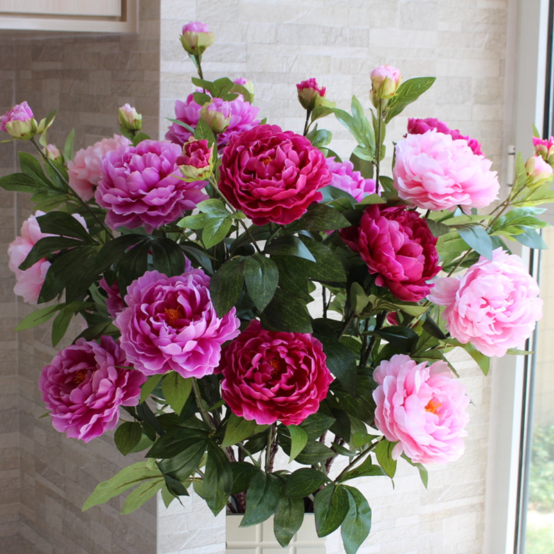 仿真花客厅摆件落地欧式装饰