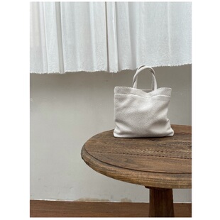CHIOUU/自制 高密度编织羊毛日用手拎包