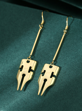 JOJO同款耳环 925银耳坠奇妙冒险耳饰岸边露伴耳钉耳夹