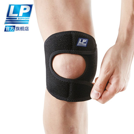 LP 790KM 透气可调式运动护膝 膝盖髌骨稳定加压 网足排篮羽毛球