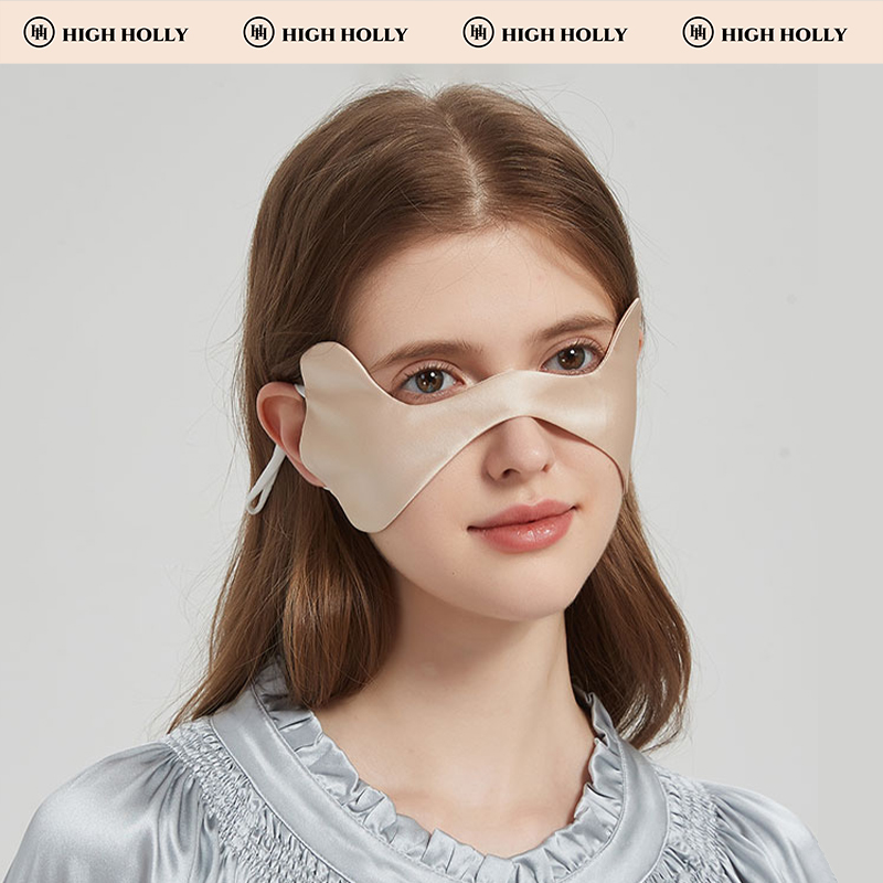 真丝户外女士运动防晒面罩