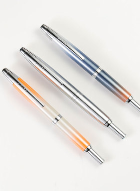 金豪A10按动钢笔按压出尖中细EF尖学生日用工作男女用教师节礼物