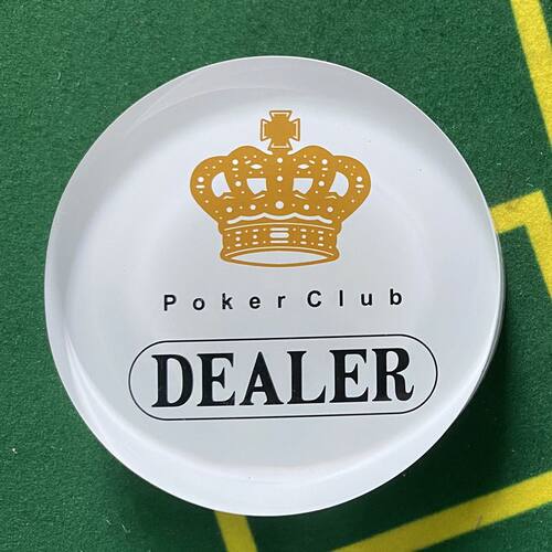 透明亚克力皇冠款DEALERALLIN德州扑克庄码全押牌荷官工具