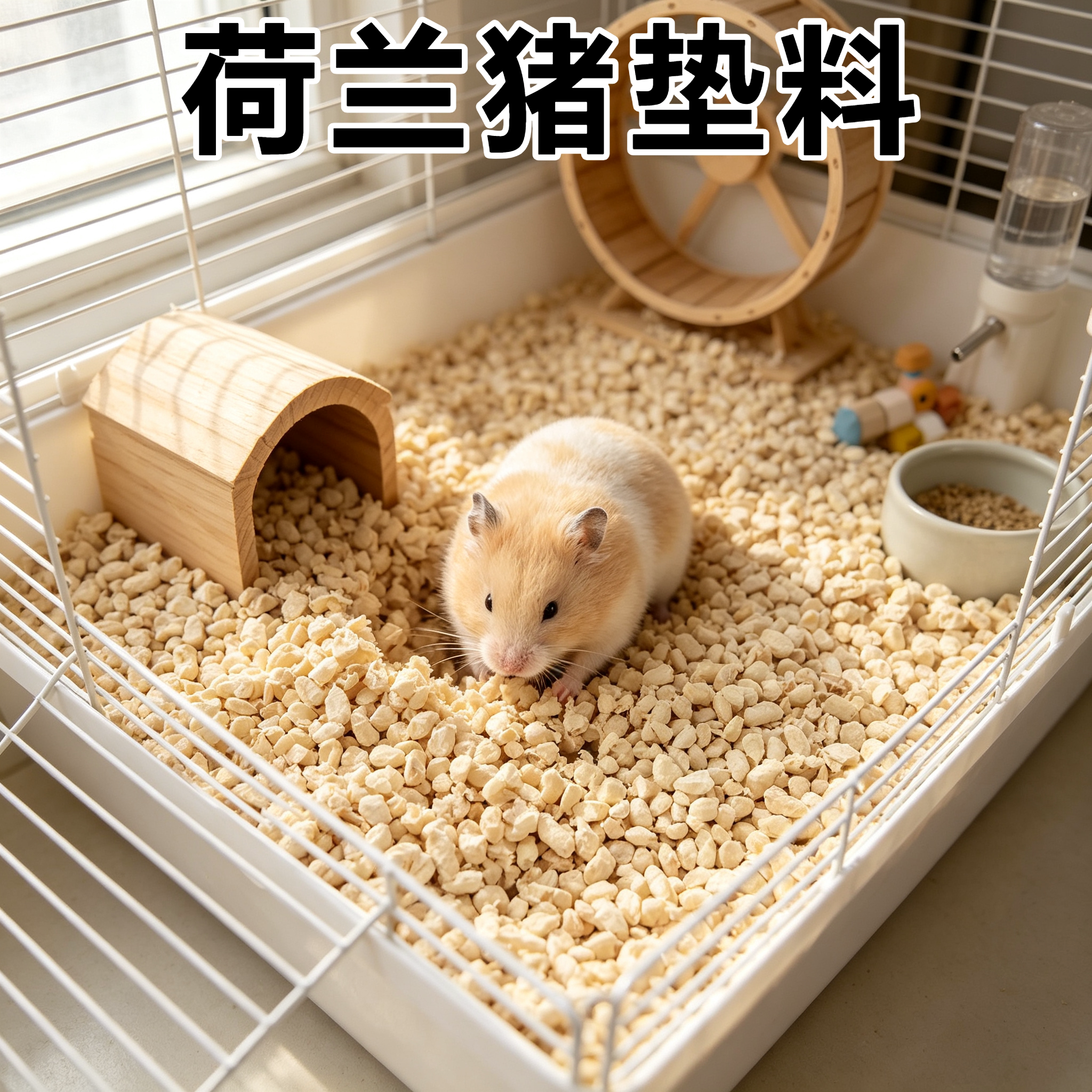 荷兰猪专用垫料玉米芯爬宠垫料可食用不易臭四季通用造景装饰无尘