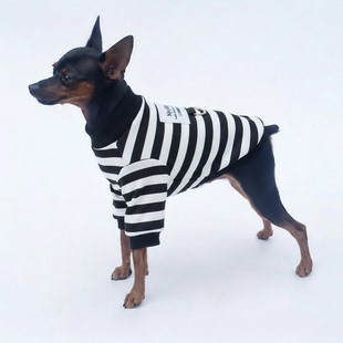 迷你杜宾小鹿犬专用狗狗衣服带牵引扣环过冬神器冬季加厚小体犬