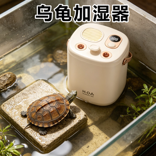 乌龟专用爬宠植物保湿增湿饲养缸造景装饰静音大喷雾充电插电