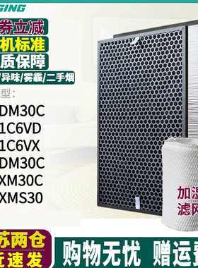 适配松下空气净化器F-VDM30C/31C6VX/VD/VXM30C滤网F-ZXMS30C滤芯