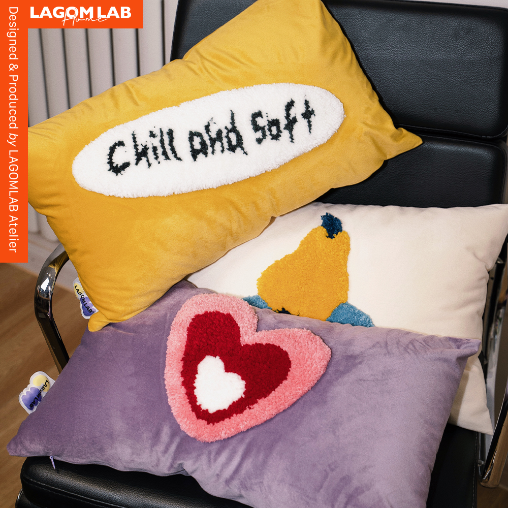 LAGOMLAB松软天鹅绒长条腰枕