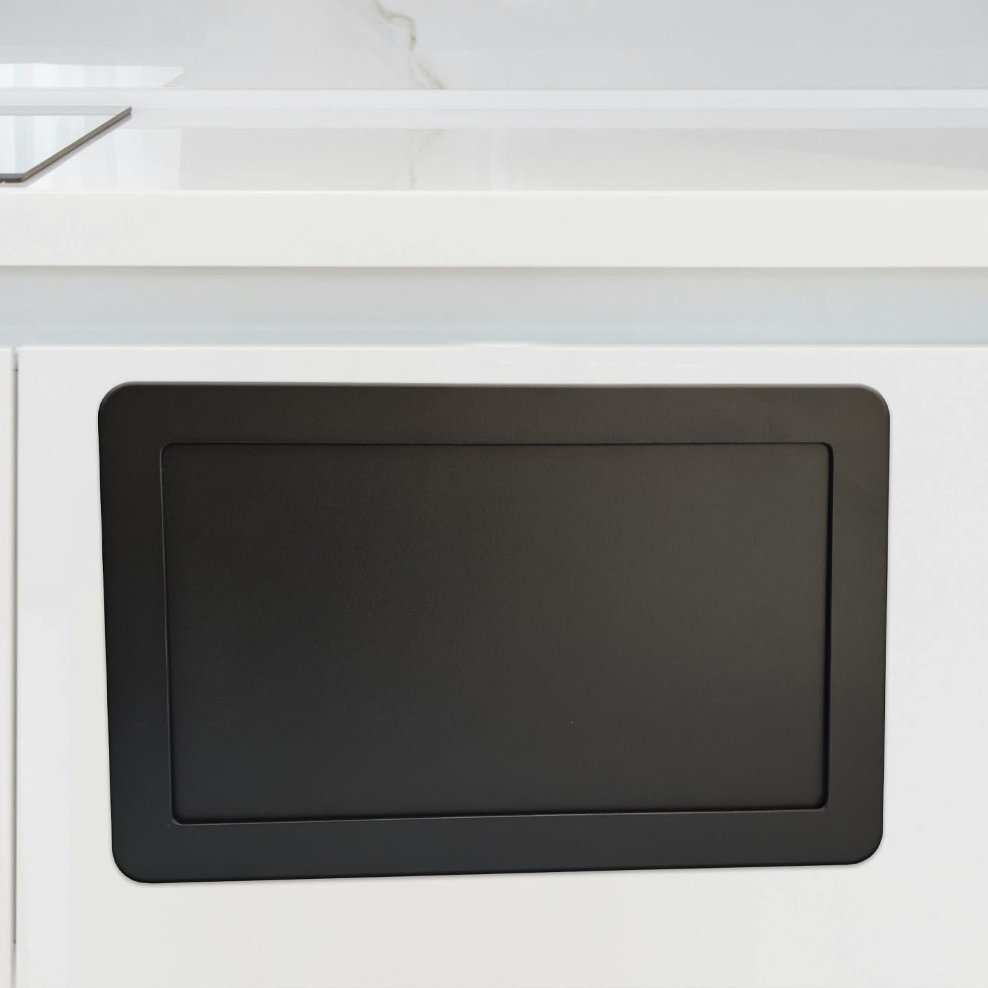 304不锈钢壁挂侧开垃圾桶