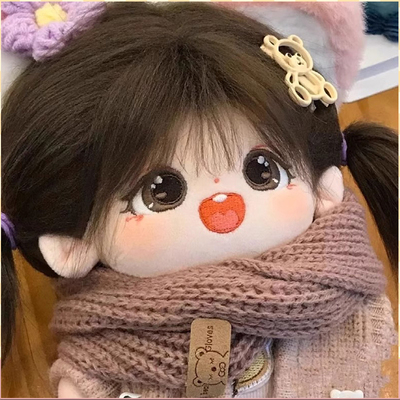 棉花娃娃20cm女正版长发便宜又好看送女孩子闺蜜可爱新年生日玩偶