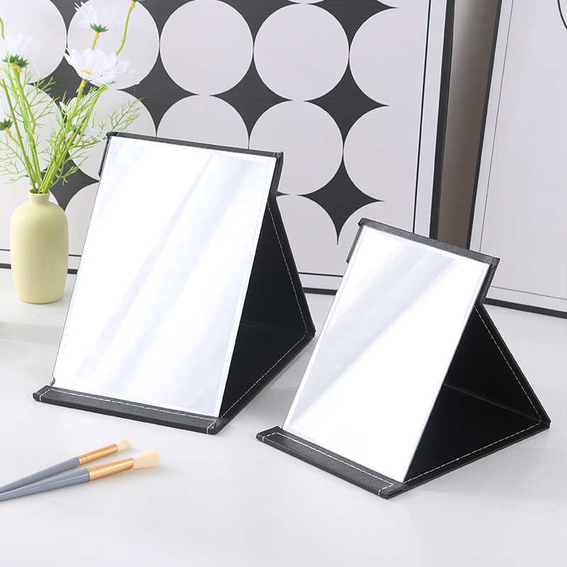 镜子化妆镜折叠台式便携随身高清