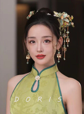 新娘头饰发簪步摇结婚古典头饰