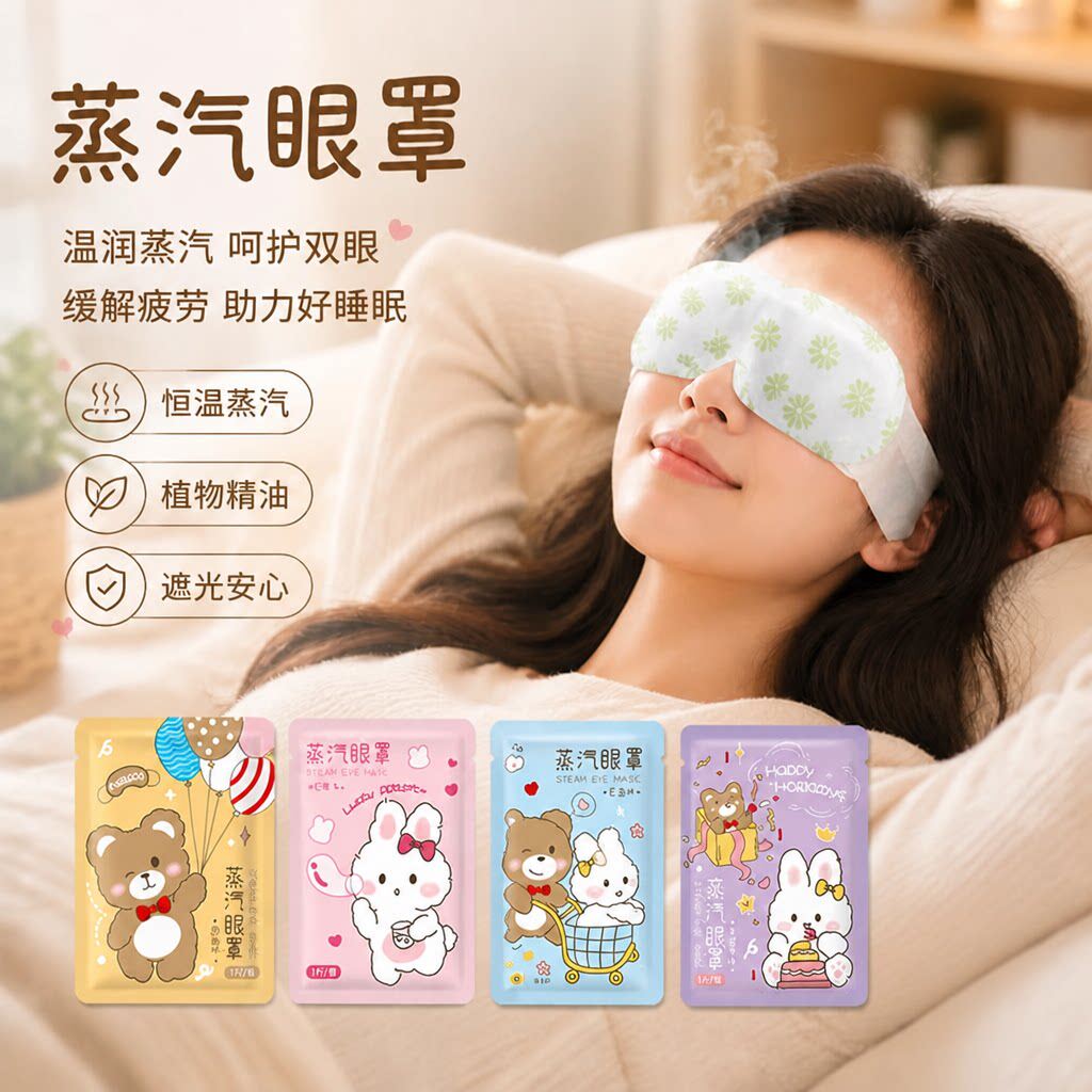 蒸汽眼罩热敷助眠助力好睡眠