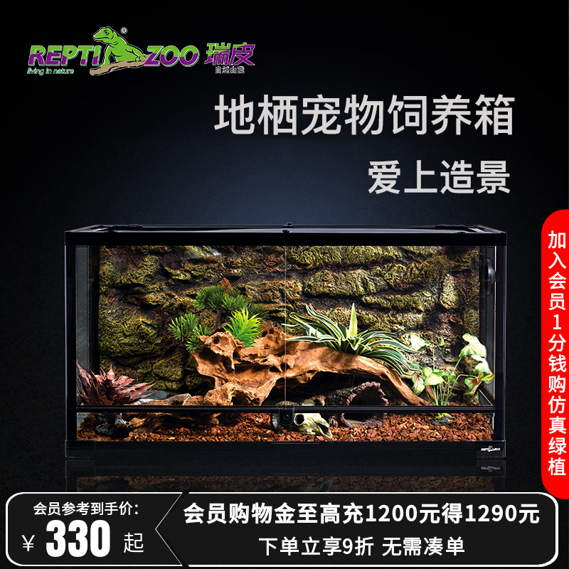 reptizoo爬宠饲养箱鬃狮蜥蜴