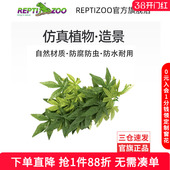 瑞皮Reptizoo仿真植物造景爬宠饲养箱缸鱼缸鬃狮乌龟守宫藤蔓绿植