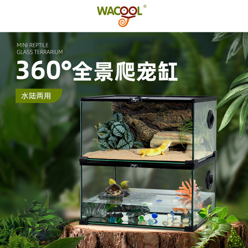 玩酷爬宠饲养箱玻璃雨林缸