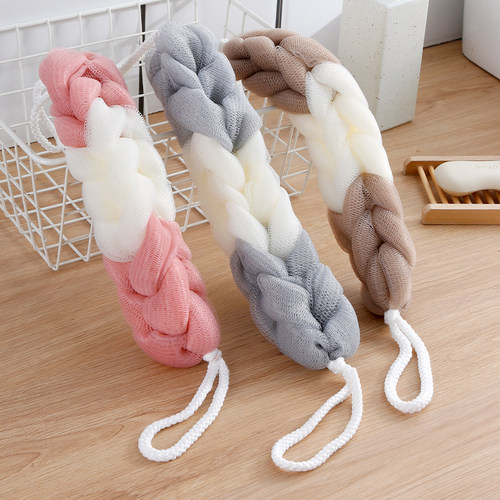 成人搓背巾沐浴条搓澡巾洗澡巾拉背条长条沐浴球泡沫强力搓泥神器