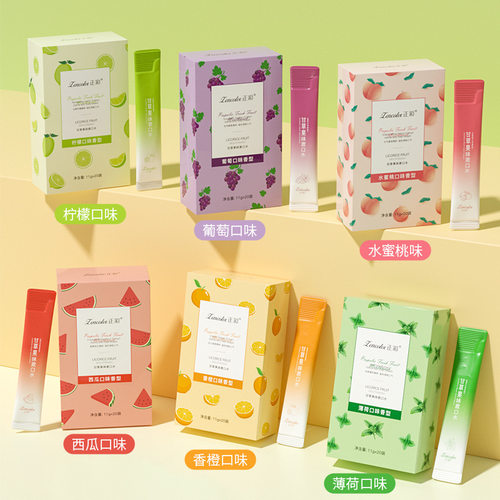 益生菌果味漱口水盒装塑装牙龈护理口腔清洁水果味便携清新口气