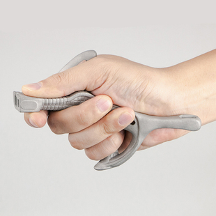 3D打印超轻花剑重剑握把镂空防滑击剑手柄鲨鱼鳍成人儿童专业枪柄