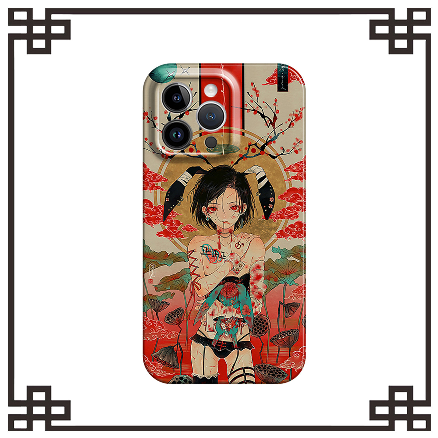 病娇复古少女适用iphone17promax菲林手机壳15苹果16华为p80mate70荣耀400vivos30s19s18软红米k60note14全包