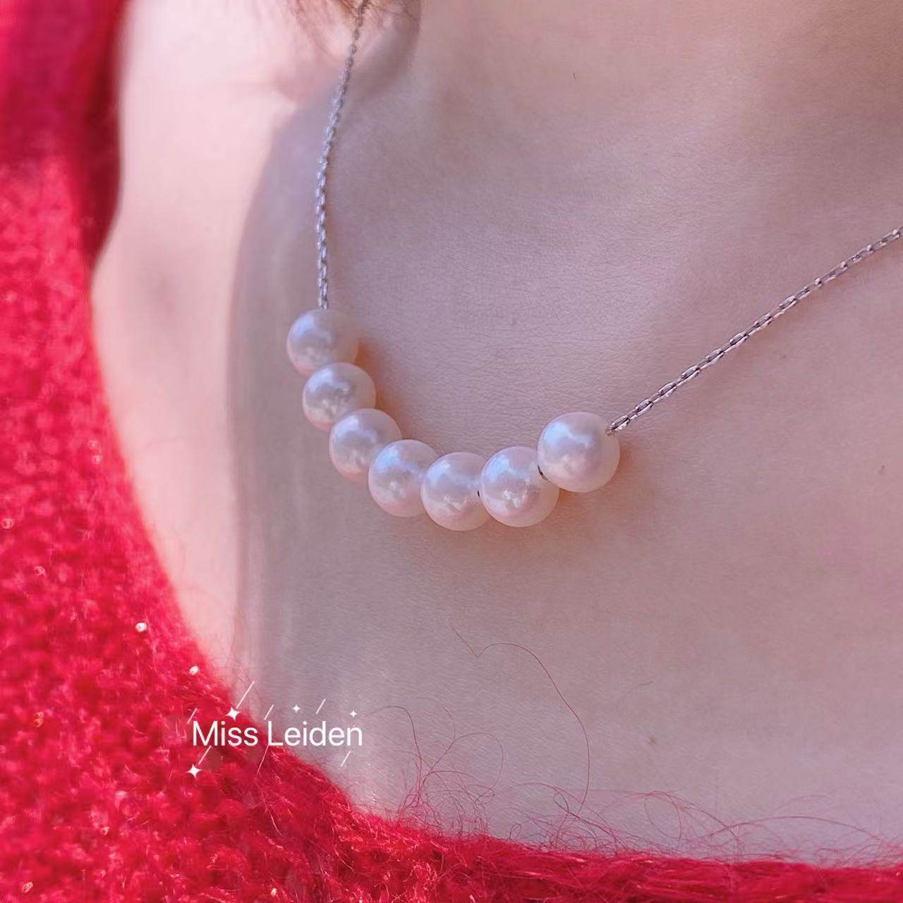 925银微笑淡水珍珠项链女 轻奢小众精致锁骨链高级感颈链,珠宝/钻石/翡翠,颈饰,淘宝优惠券,粉丝福利购,淘宝优惠卷