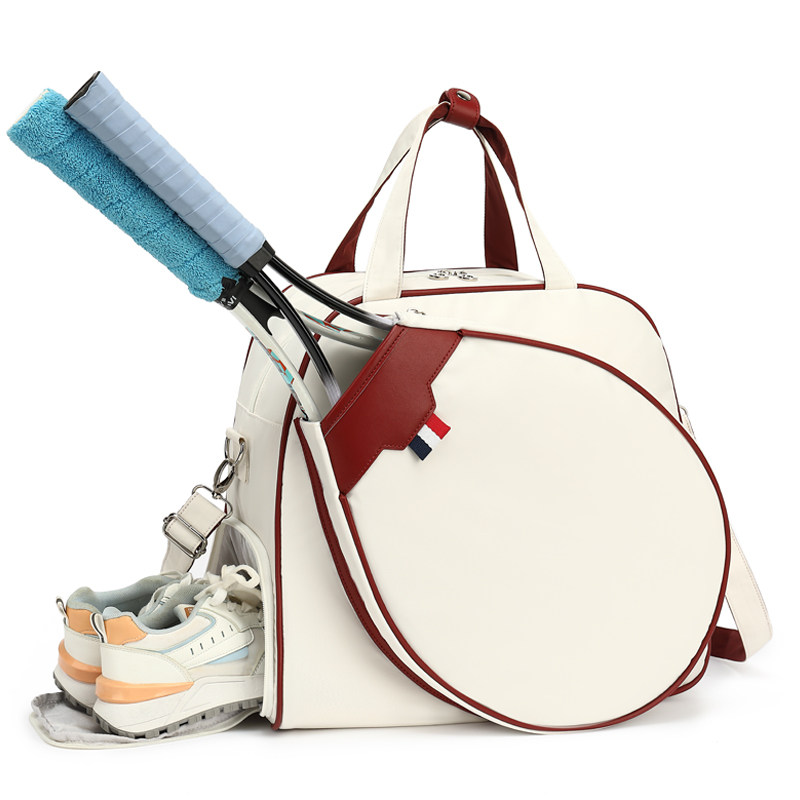 新款网球包女手提单肩斜挎2支装大容量时尚女款韩版轻便羽毛球包