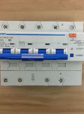 正泰DZ158LE漏电断路保护器1P2P4P 3P+N 63A80A100A四极三相四线