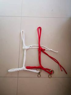 尼龙绳马笼头牛笼头马笼头尼龙绳手工制作 马具马术用品