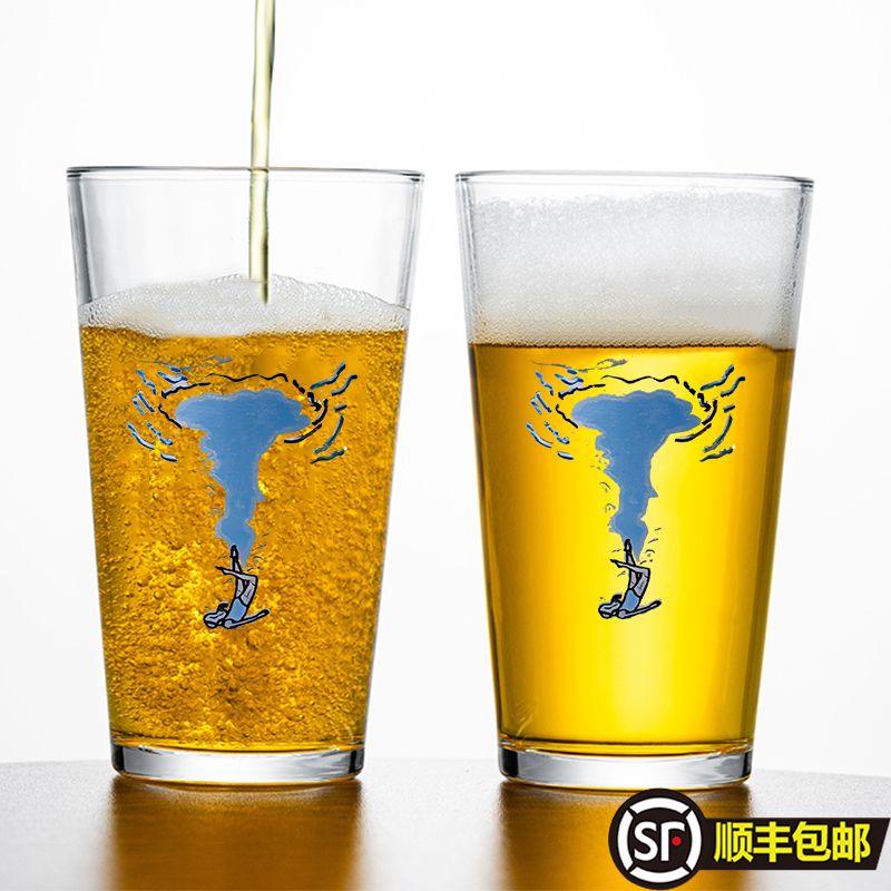 【深夜跳入酒海】精酿杯朝日啤酒杯日式水杯高颜值杯大容量商用