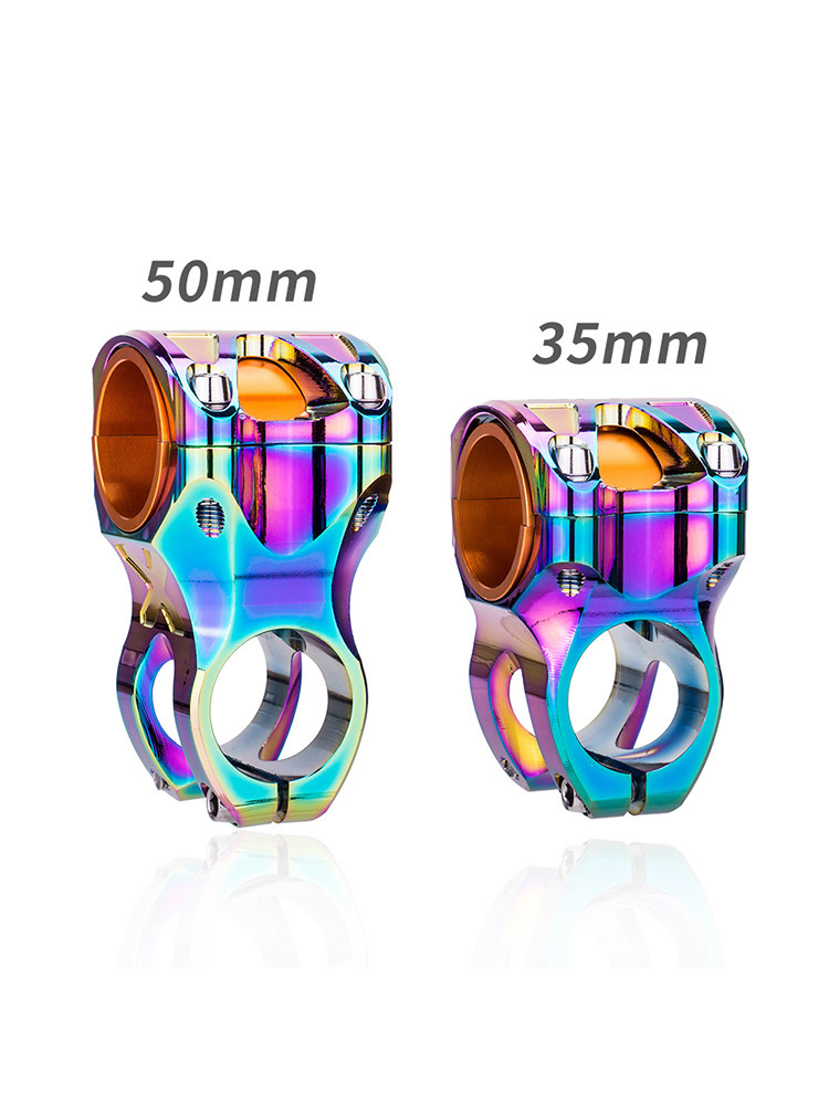 ZTTO 산악 자전거 다채로운 중공 내리막 줄기 31.8|35*50MM 자전거 CNC 초경량 짧은 라이저