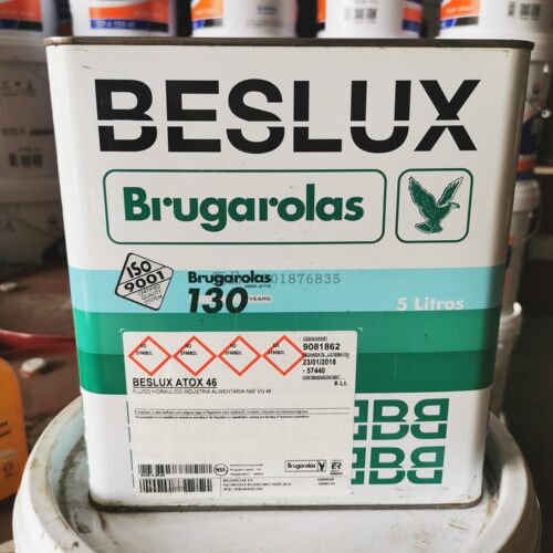 机油 西班牙老鹰BESLUX ATOX 46白油齿轮油机械油5L/桶食品