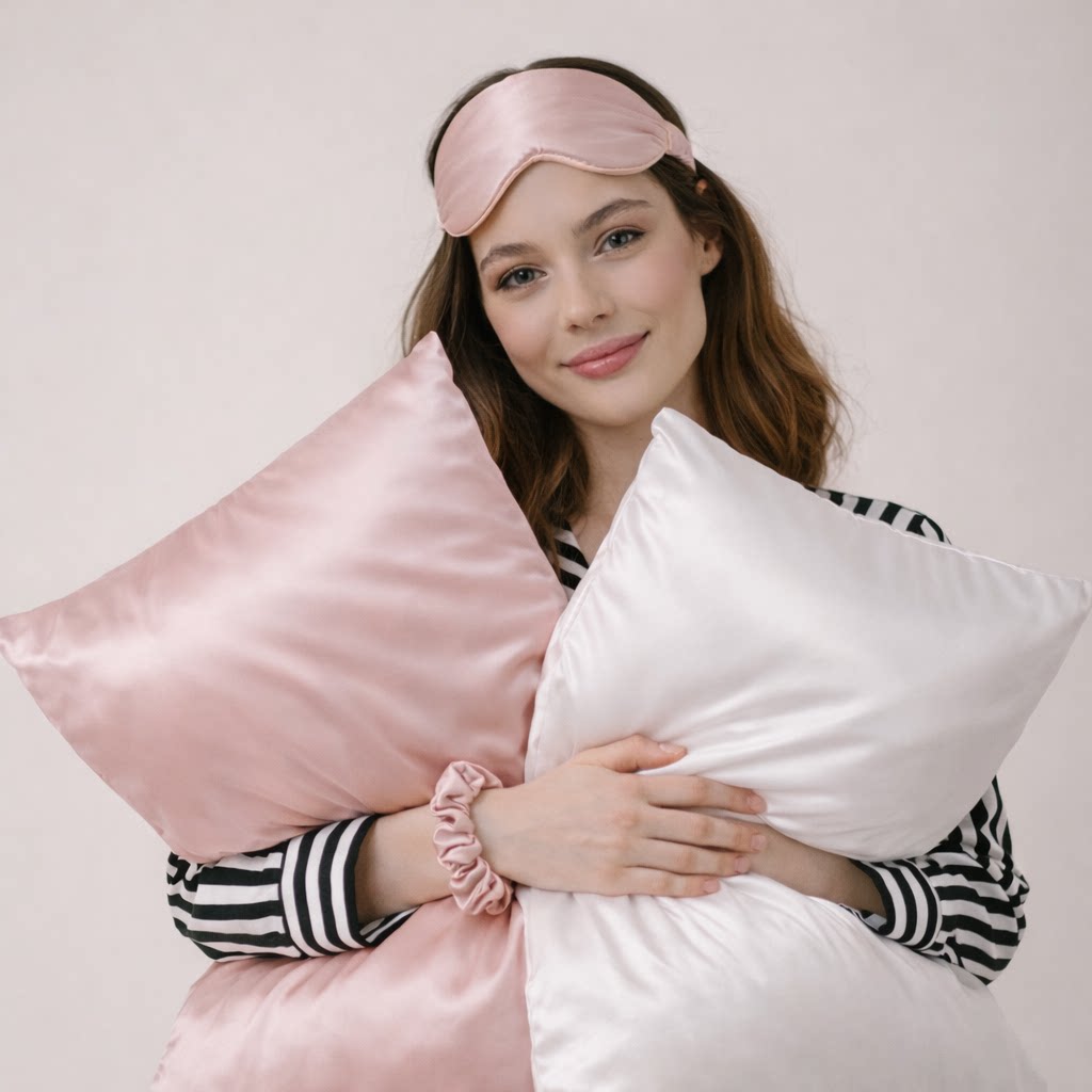 46姆米超重磅真丝全真丝信封枕头套 100%桑蚕丝枕套简约百搭纯色