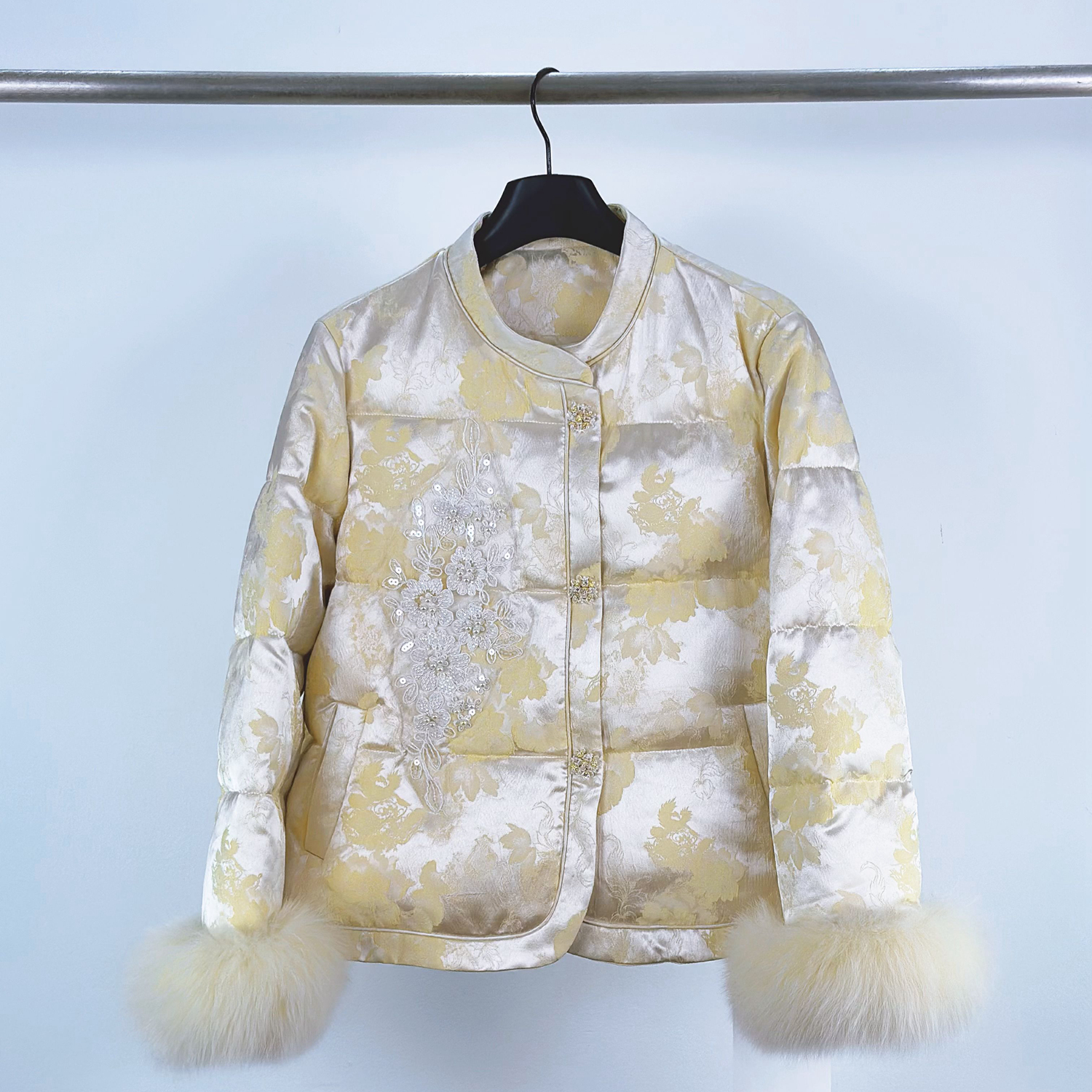 柏多伊俪复古国风羽绒面包服女冬