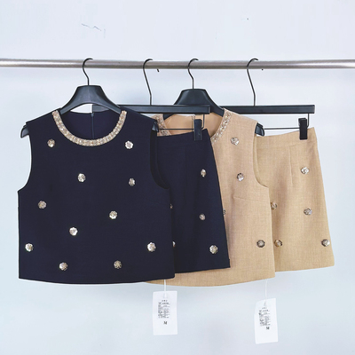 柏多伊俪上衣半身裙老钱风套装