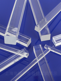亚克力方棒圆棒三角透明有机玻璃块棍子板材定制作广告装 饰长条子