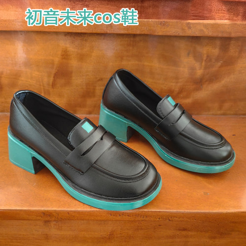 初音未来cos鞋子MIKU公式服配套cosplay道具虚拟歌姬漫展拍照视频