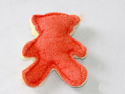 天天宠仿真小熊天然丝瓜络宠物用品仓鼠龙猫磨牙玩具（2个装）