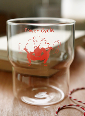 早上好商店 原创耐高温玻璃杯 体育生谷子马拉松 平板支撑 BC PC