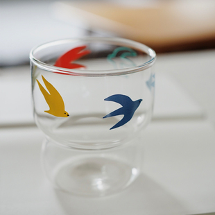 bird 早上好商店 like 飞鸟玻璃杯高硼硅耐热玻璃杯水杯 Feel