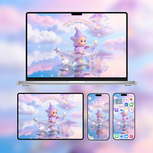 划船星星人手机壁纸 | 梦幻动态苹果安卓锁屏壁纸 | 电脑平板壁纸