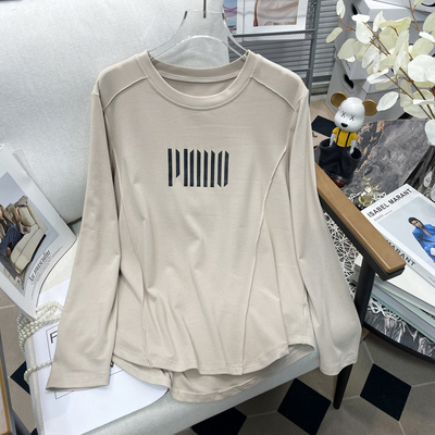 大码打底衫女早秋胖mm长袖时尚