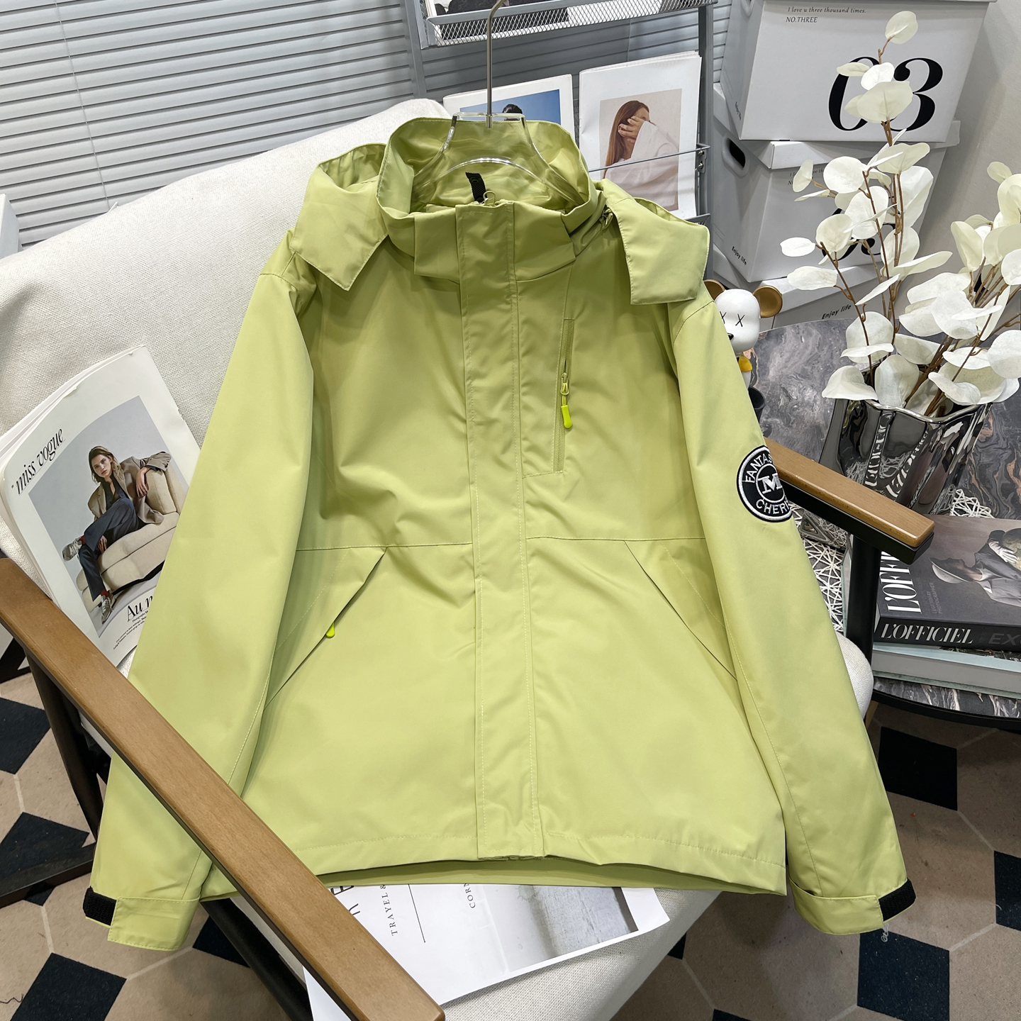 大码女装冲锋衣女胖mm