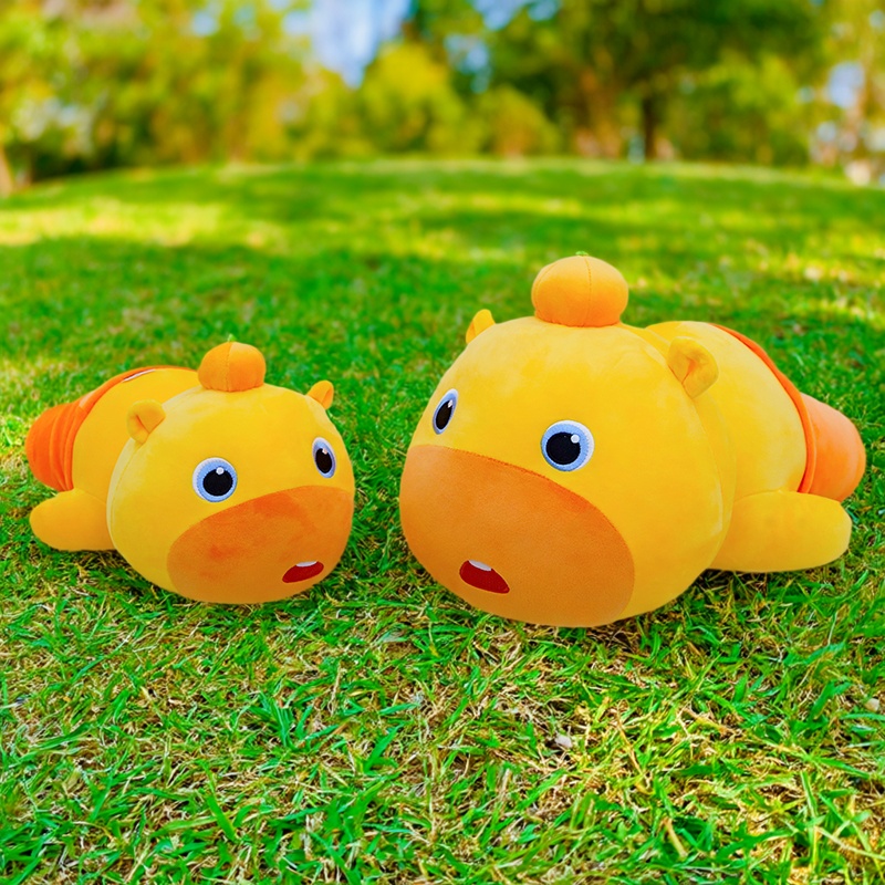 正版水豚噜噜毛绒玩偶可爱卡通公仔抖音网红同款玩偶娃娃儿童礼物