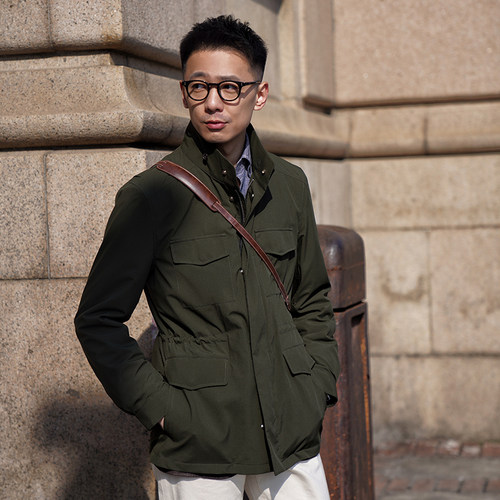 CM那不勒斯皇后军绿轻薄便携NY66冲锋衣面料防水M65战地夹克117