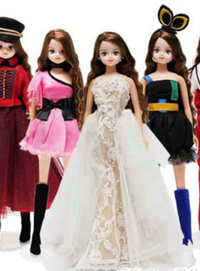 正货licca限定Jenny珍妮 安室奈美惠 泡面卷娃娃头 官配服装 限量