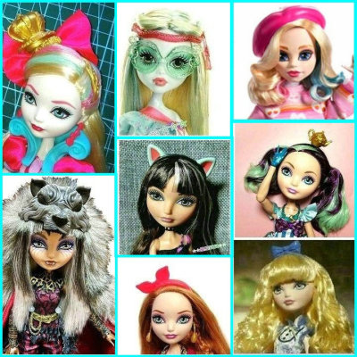 怪高娃娃配件发卡发饰人偶玩具