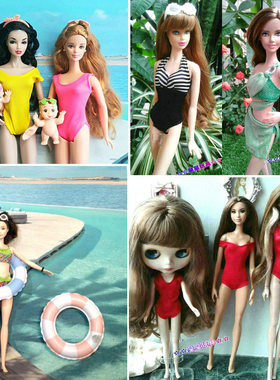 正散货6分娃服装ST超模FR珍妮丽芙可儿Poppy parke泳装泳衣比基尼