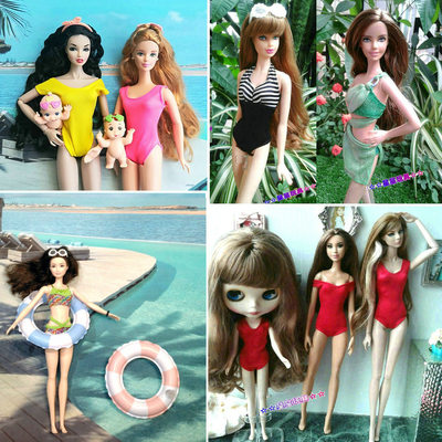 过家家女孩玩具芭比娃娃衣服配件