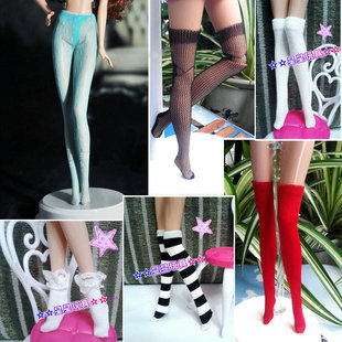 新款正散货娃娃配件丽佳小布可儿怪高FR珍妮PP短袜长筒棉袜子丝袜