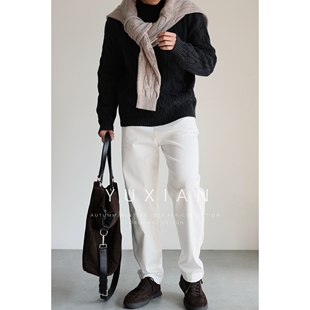 YUXIAN强推B入 直筒通勤纯棉通勤神裤商务休闲长裤弹力抗皱四季款